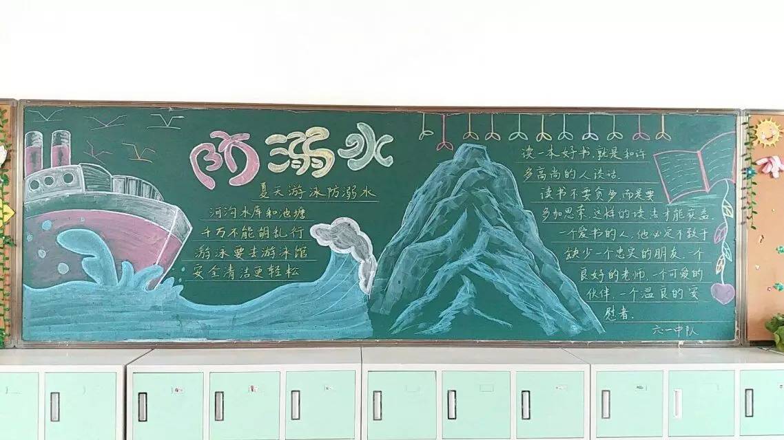 珍愛生命 預防溺水——灃東三小第二期黑板報評比活動圓滿舉行